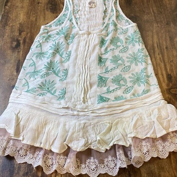 Anthropologie Lilka Boho Sinaloa halter tank top shirt XS - Picture 5 of 8